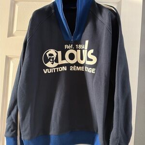 Louis Vuitton Royal Blue Ribbed Jacket
